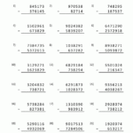 Grade 5 Subtraction Worksheet Subtracting Large Numbers K5 Learning