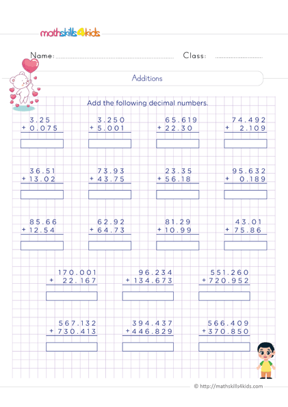 Grade 5 Subtraction Worksheet Subtracting Large Numbers K5 Learning 