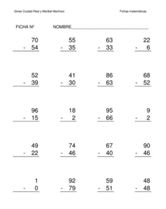 Grupo Primero B San Jose Manyanet Matematicas