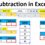 How Do You Subtract On Excel Excelnays