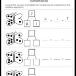 Kindergarten Math Number Bond Worksheets And Activities Kindergarten