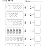 Kindergarten Math Worksheets Pdf To Printable 15 Kindergarten Math