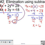 Lesson 6 3 Elimination With Addition And Subtraction YouTube