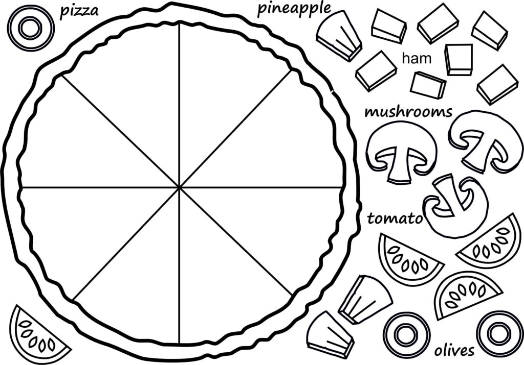 Make Your Own Pizza Make Your Own Pizza Fractions Preschool Activities