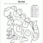 Math Coloring Subtraction Worksheets For Kindergarten Coloring Worksheets