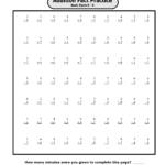 Math Practice Printables