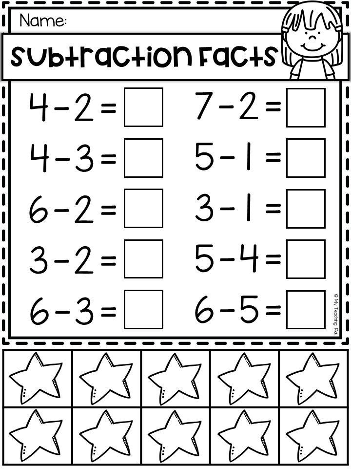 Math Worksheets For Kindergarten Addition And Subtraction Joshua Bank 