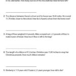 Mixed Decimals Word Problems For Grade 5 K5 Learning Decimal Word