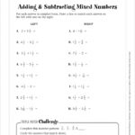 Mixed Fraction Addition 1 Worksheets 99Worksheets