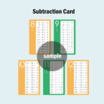 Montessori Subtraction Chart Subtraction Worksheets Math Etsy