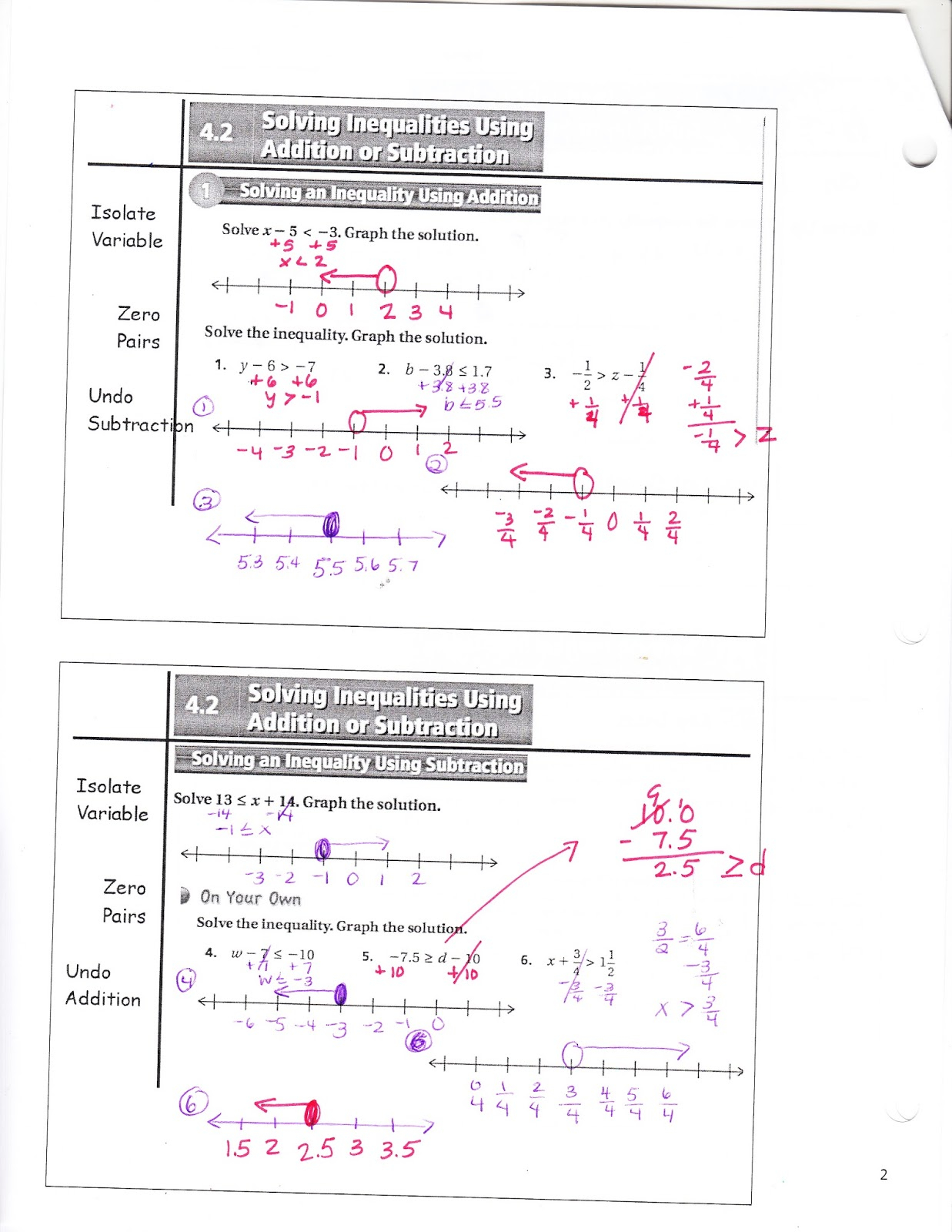 Ms Jean s Classroom Blog Math 7 4 2 Solving Inequalities Using 