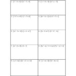 Multiplying Polynomials Worksheet 1 Answers