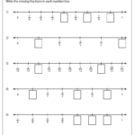 Number Line Identify The Fraction Fractions Math Fractions Line Math