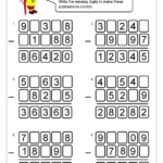 Number Sentences With Missing Digits Reasoningproblem Solving By 26