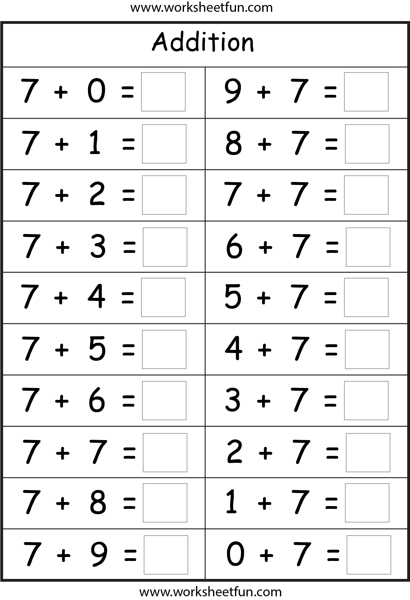 Pin By Linda Deavours On Karty Pracy Math Addition Worksheets 