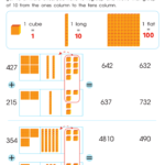 Regrouping With Base 10 Blocks Worksheet Free Printable For Children