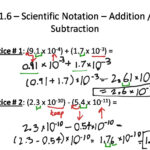 ShowMe Addition And Subtraction With Scientific Notation