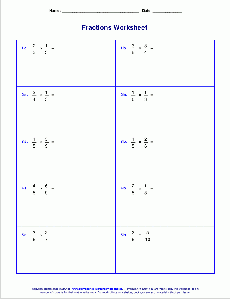 Sixth Grade Fractions Worksheets Subtracting Fractions Edhelpercom 