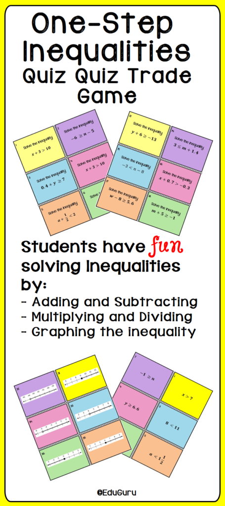 Solving One Step Inequalities By Adding subtracting Worksheet Answers 