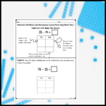 Subtract To 100 With Base Ten Blocks Common Core Kingdom