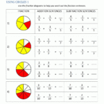 Subtracting Fractions With Unlike Denominators Worksheet Add