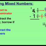 Subtracting Mixed Numbers W Borrowing YouTube