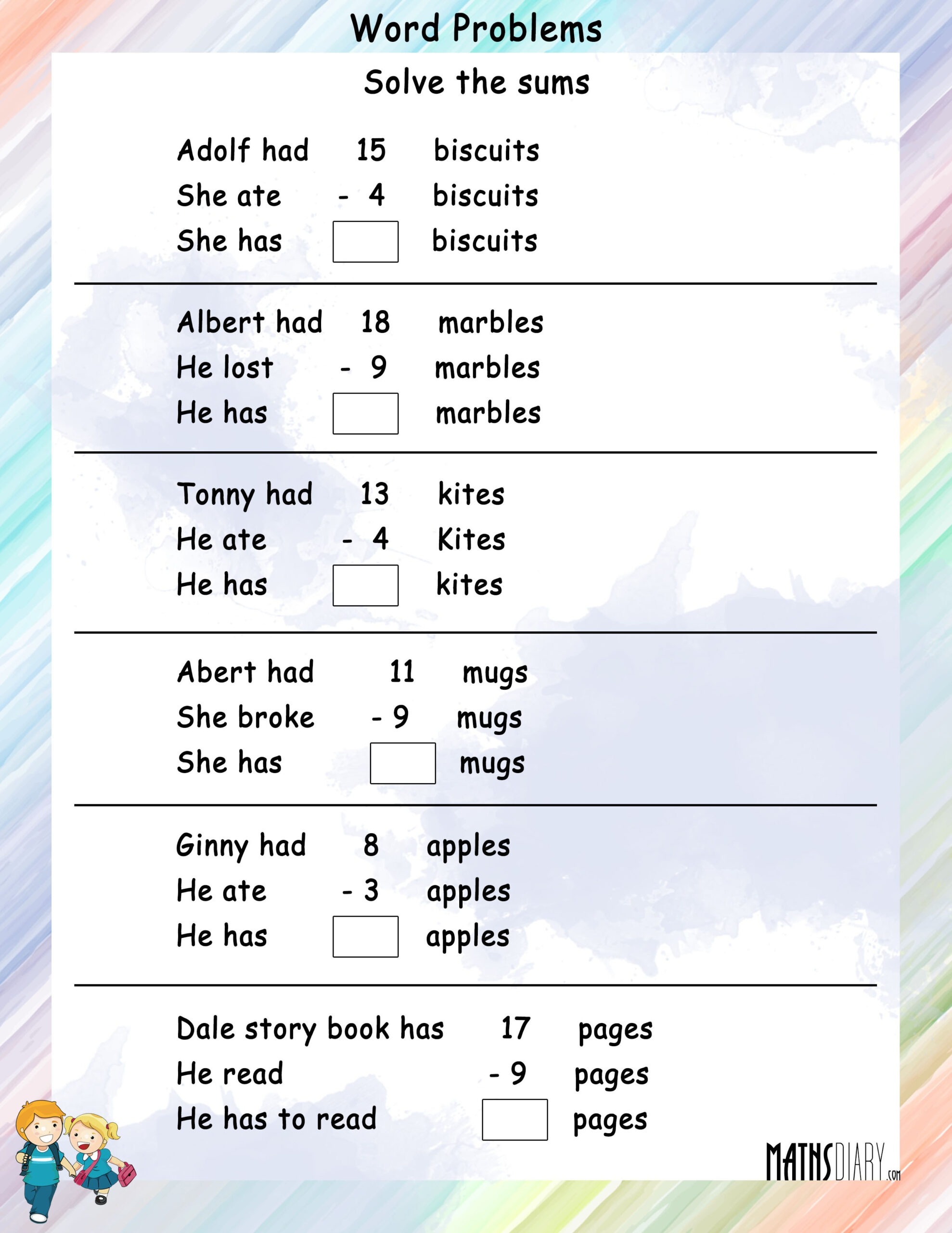 Subtraction Interactive Worksheet For Ukg Subtraction Interactive 