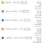 Subtraction Within 1000 Exercise