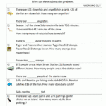 Subtraction Word Problems 3rd Grade