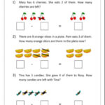 Subtraction Worksheet For Kindergarten Subtraction With Regrouping