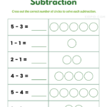 Subtraction Worksheets For Kindergarten Kidpid