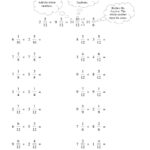 The Adding Mixed Fractions Like Denominators Reducing No Renaming B