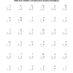 The Buzzy Teacher Addition And Subtraction Math Facts