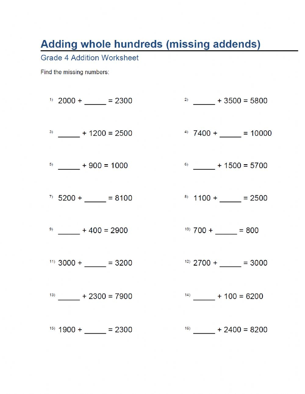 Top 16 Maths Word Problems For Grade 4 Addition And Subtraction Pdf En 