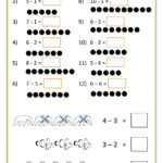 Ukg Subtraction Worksheet