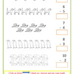 Ukg Subtraction Worksheet