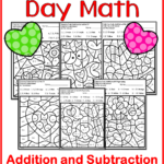 Valentine s Day Addition And Subtraction Math Activity This Is A No