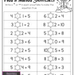 Winter Math No Prep First Grade Math Winter Math First Grade Math