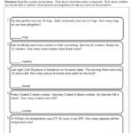 Word Problems Addition And Subtraction Worksheets 99Worksheets