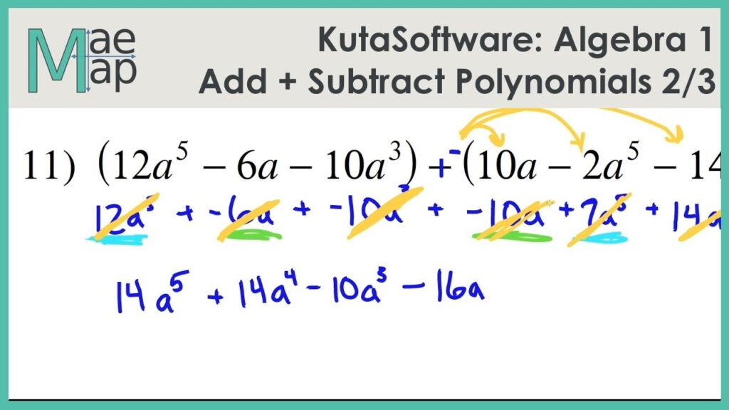 Worksheet Adding And Subtracting Polynomials Worksheet Grass Fedjp 