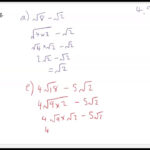 Year 10 Maths Adding And Subtracting Surds 3B YouTube